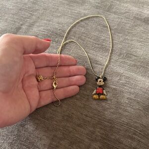 🔘Gold Mickey Mouse Necklace